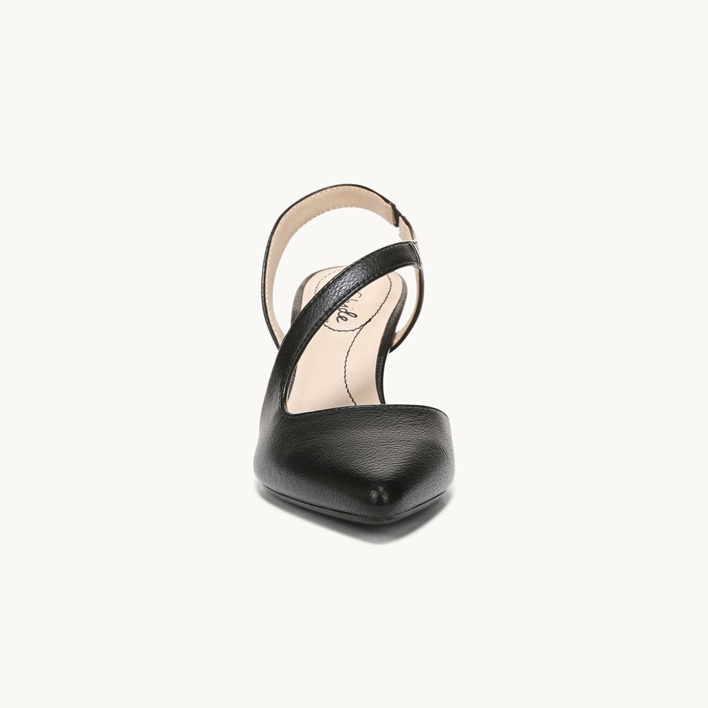 LifeStride Santorini Pump - Black Faux Leather