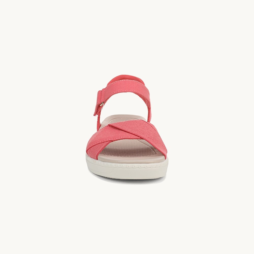 LifeStride Lane Strappy Sandal - Coral Beach Denim Fabric