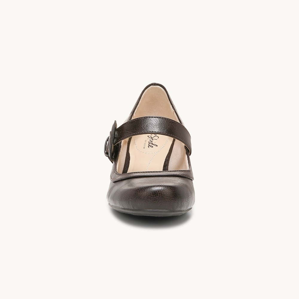 LifeStride Rozz Mary Jane Pump - Dark Brown