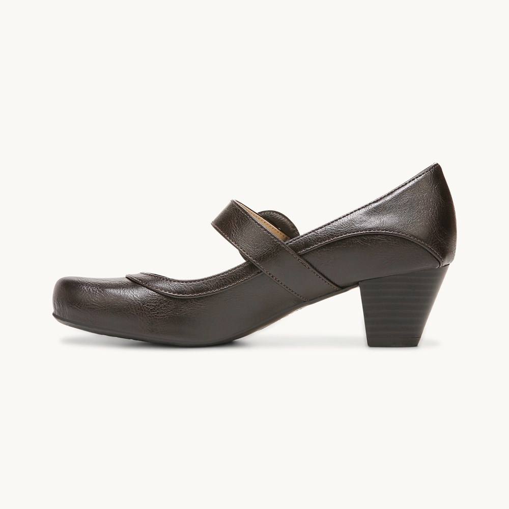LifeStride Rozz Mary Jane Pump - Dark Brown