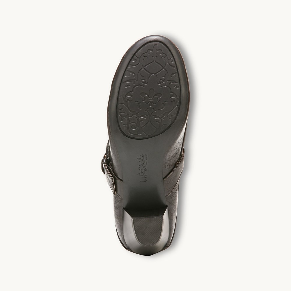 LifeStride Rozz Mary Jane Pump - Dark Brown