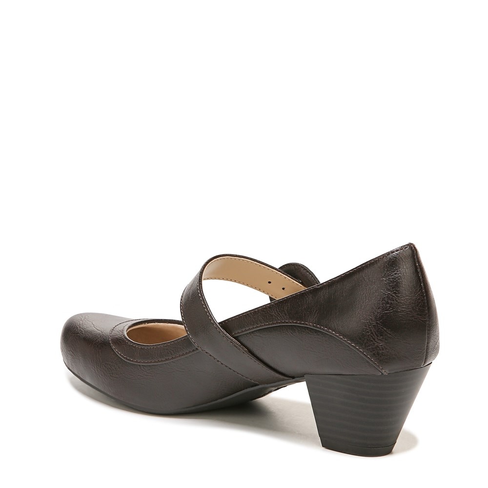 LifeStride Rozz Mary Jane Pump - Dark Brown