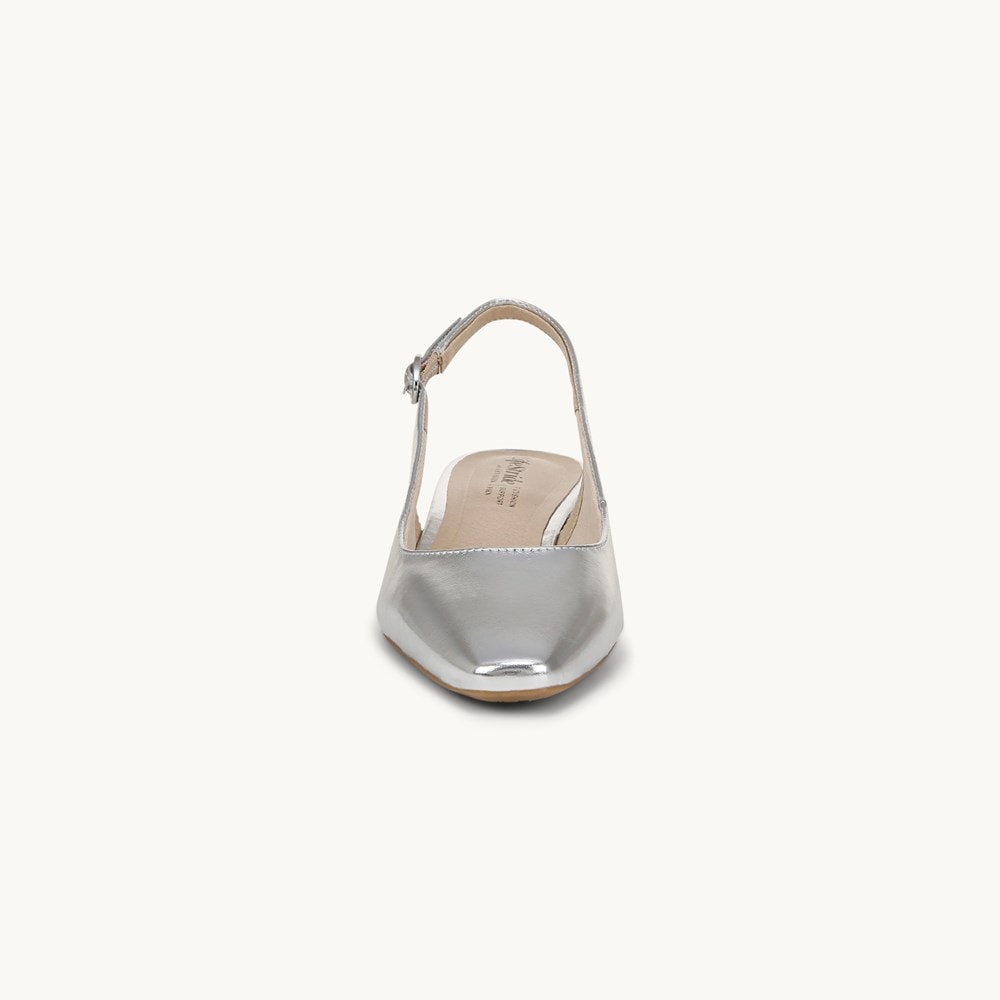 LifeStride Lorena Slingback - Silver Faux Leather