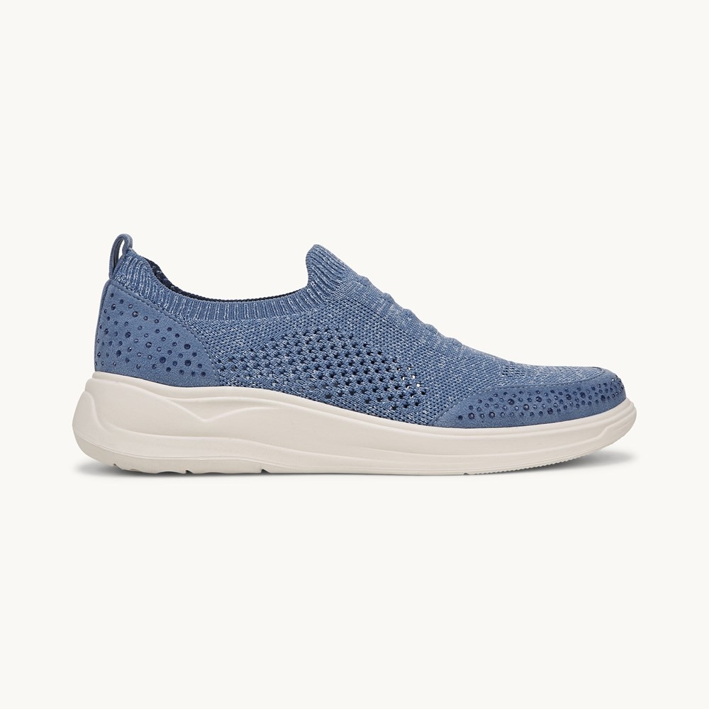 LifeStride Timeless Bright Sneaker - Elemental Blue Knit Fabric