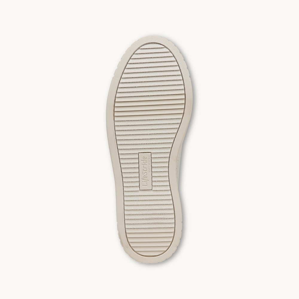LifeStride Geneva Loafer - Cloud White Faux Leather