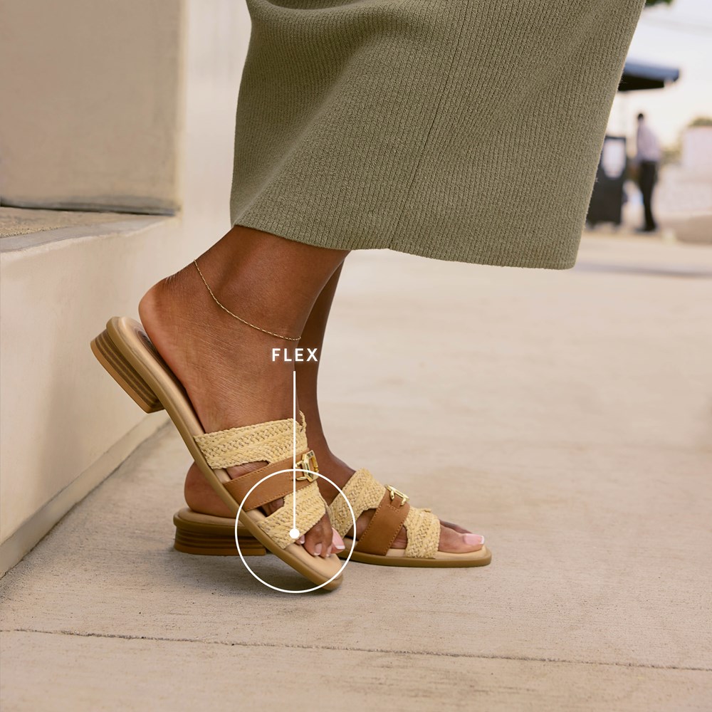 LifeStride Royalty Bit Sandal - Platino Gold Faux Leather