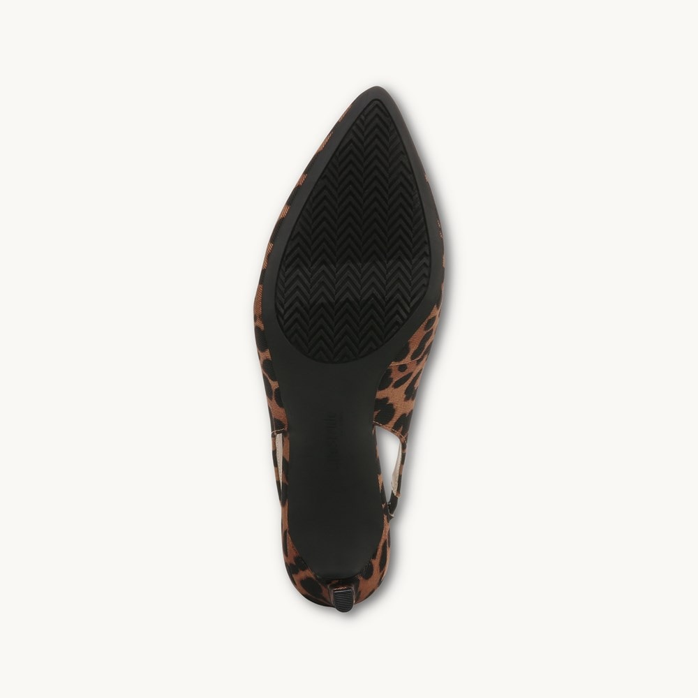 LifeStride Annalise Slingback Pump - Brown Multi Fabric