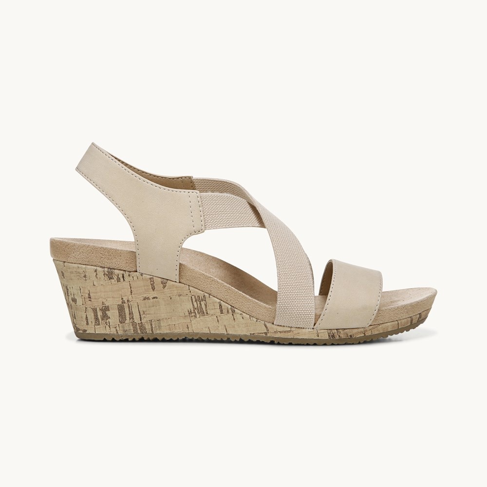 LifeStride Mexico Wedge Sandal - Bone