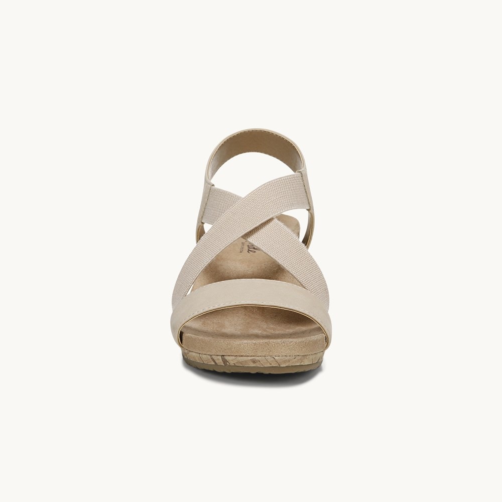 LifeStride Mexico Wedge Sandal - Bone