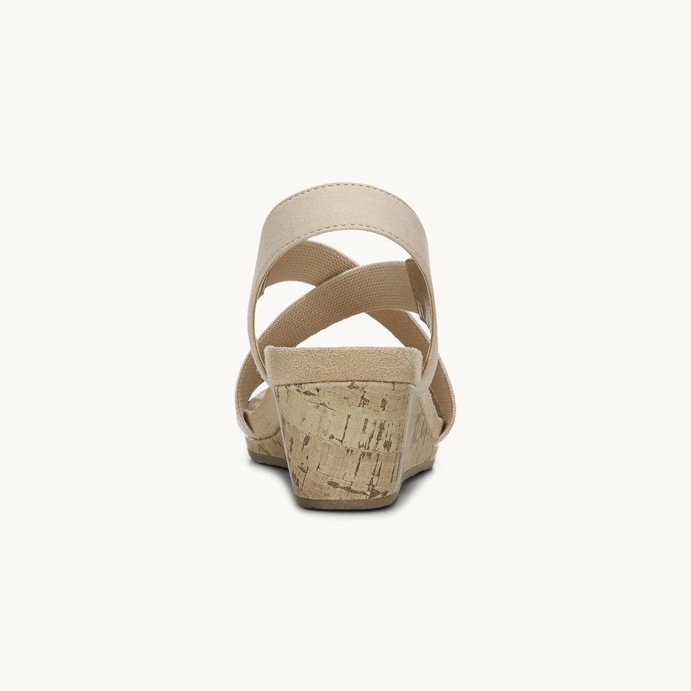 LifeStride Mexico Wedge Sandal - Bone
