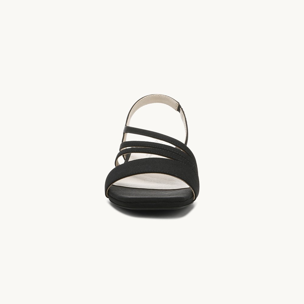 LifeStride Joy 2 Strappy Dress Sandal - Black Fabric