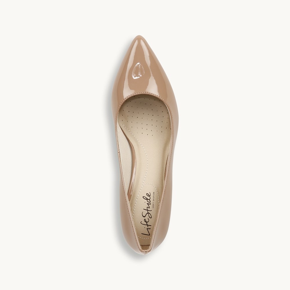 LifeStride Sevyn Pump - Desert Nude Faux Leather
