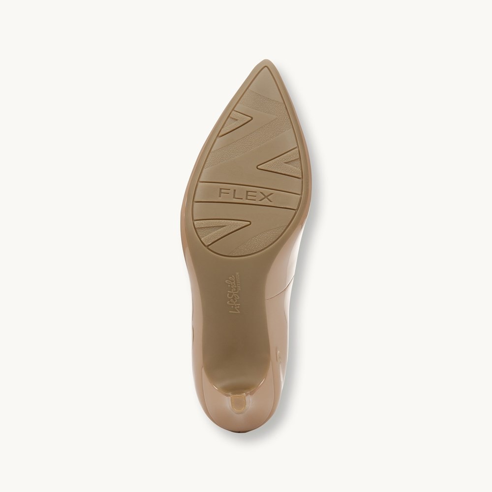 LifeStride Sevyn Pump - Desert Nude Faux Leather