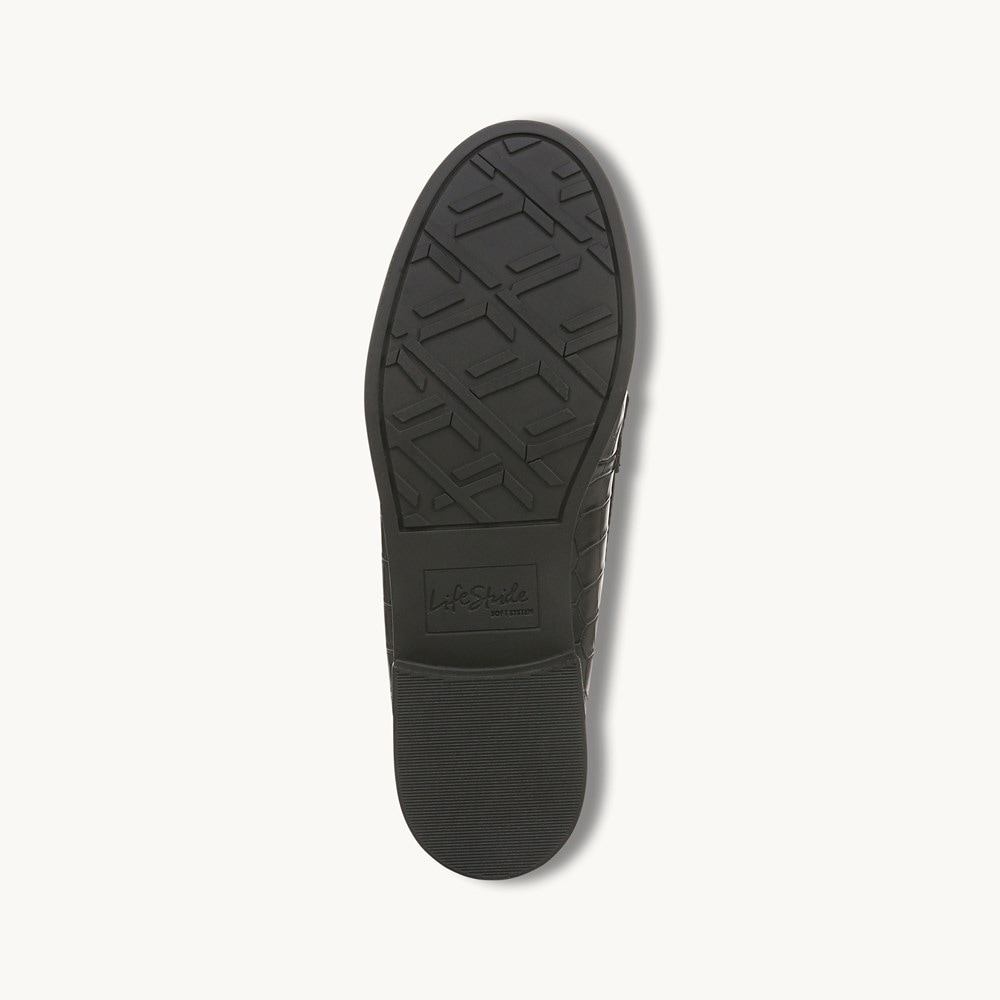 LifeStride Sonoma 2 Loafer - Black Faux Leather