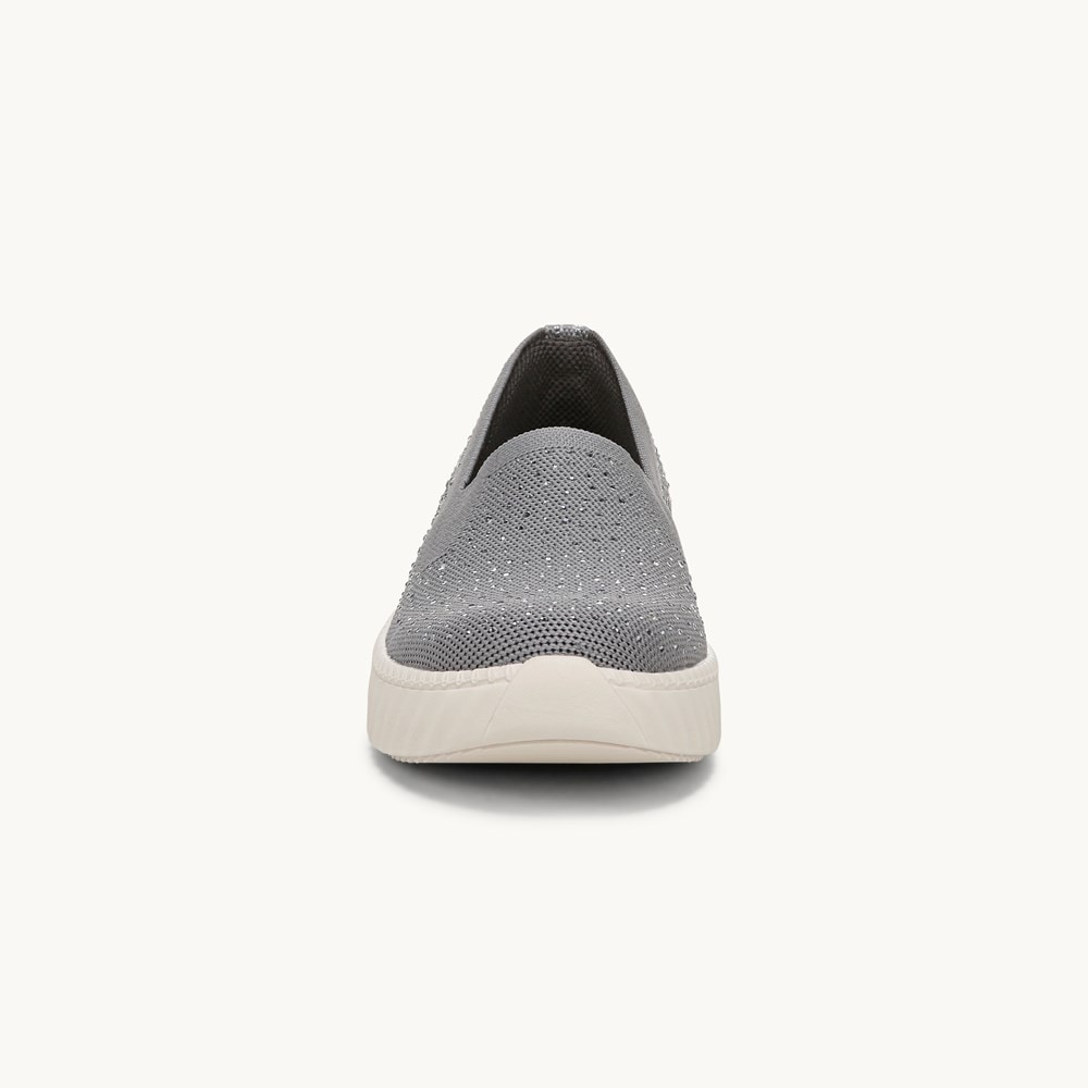 LifeStride Wednesday Bright Slip On - Graphite Knit Fabric