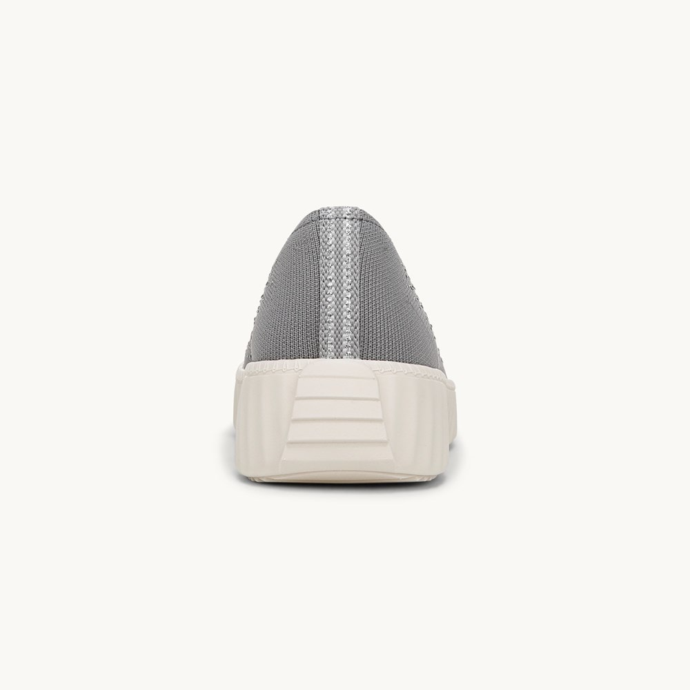 LifeStride Wednesday Bright Slip On - Graphite Knit Fabric