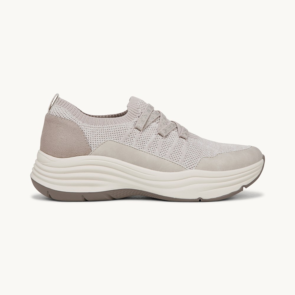 LifeStride Impact Sneaker - Sand Knit Fabric