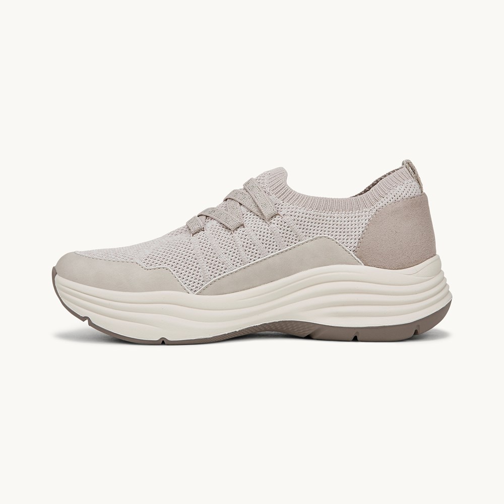 LifeStride Impact Sneaker - Sand Knit Fabric
