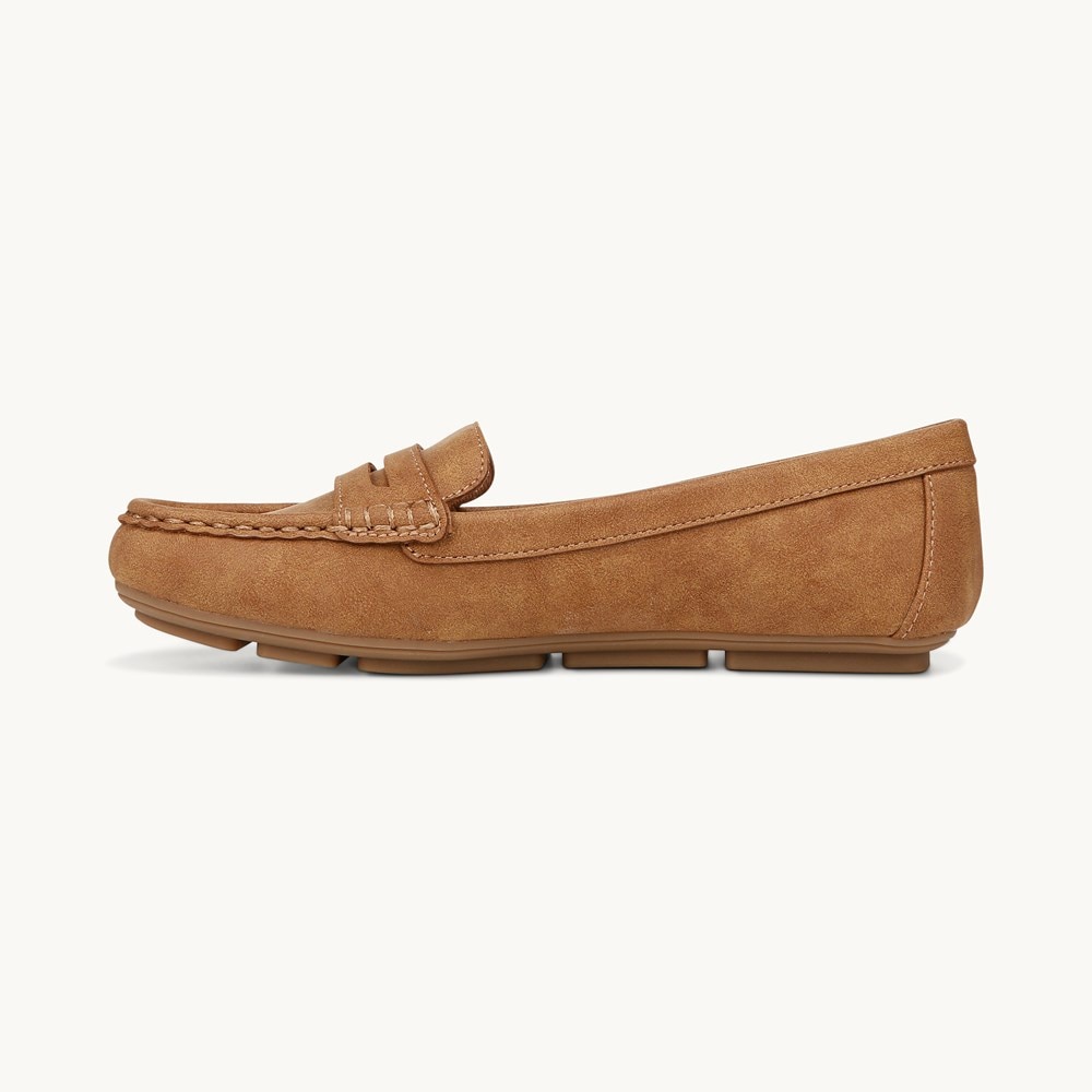 LifeStride Riviera Loafer - Tan Faux Leather