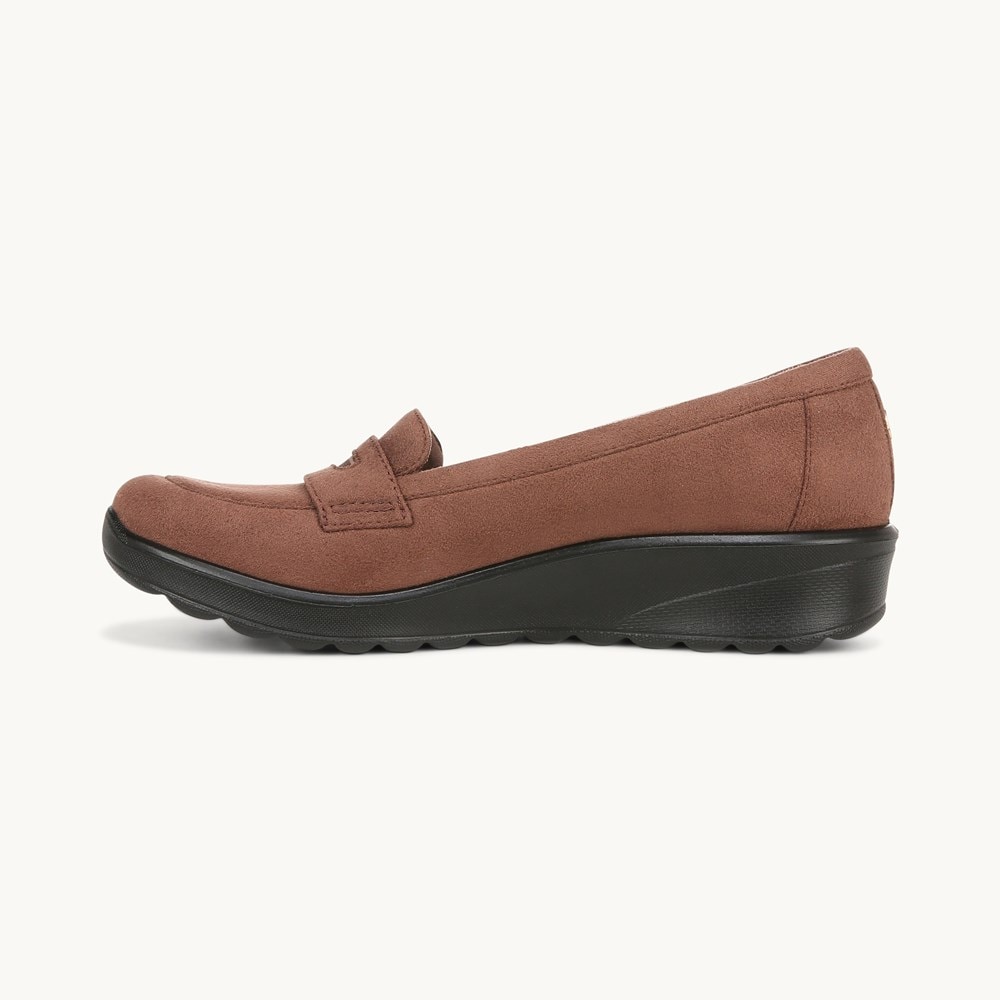 LifeStride Gamma Loafer - Brown Fabric
