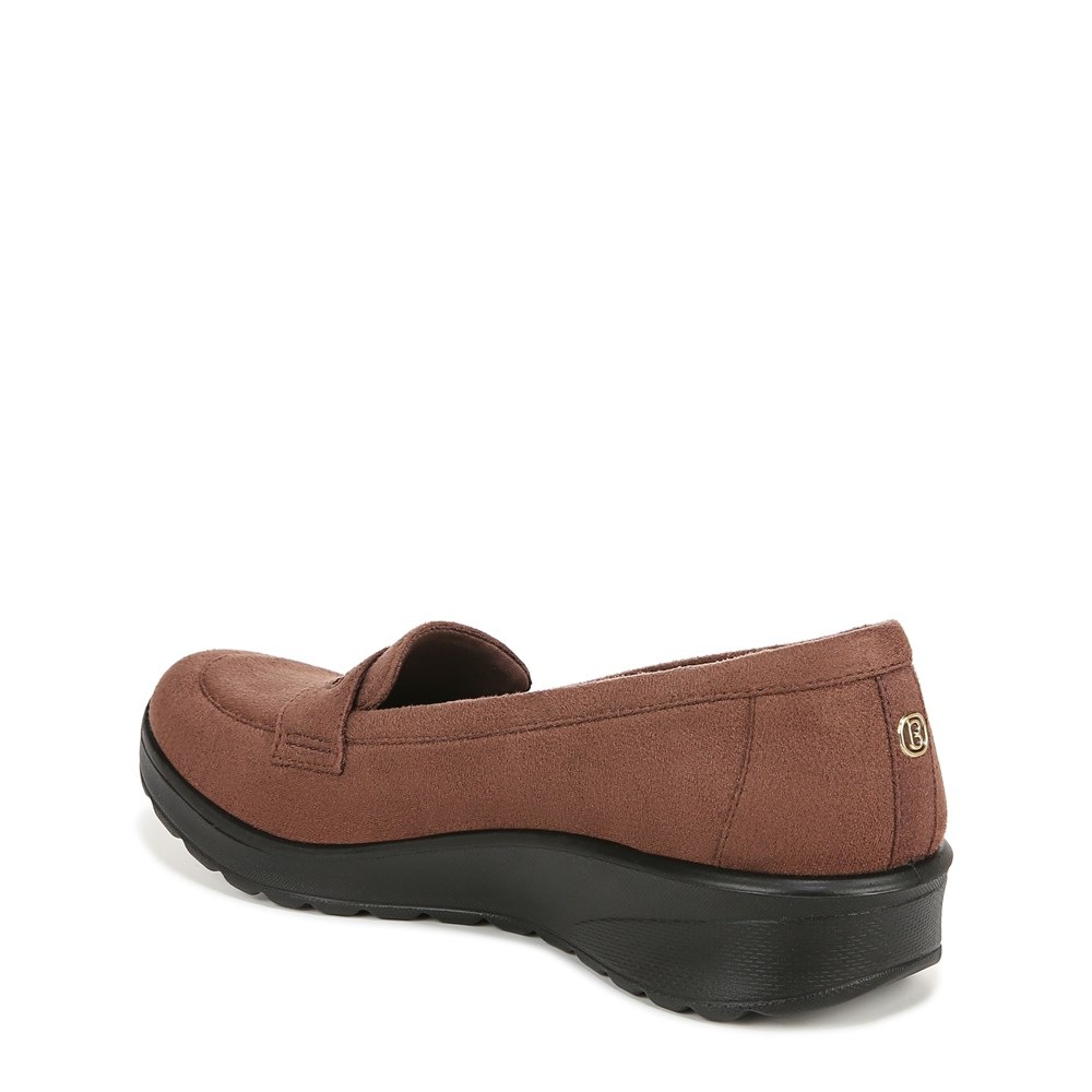 LifeStride Gamma Loafer - Brown Fabric