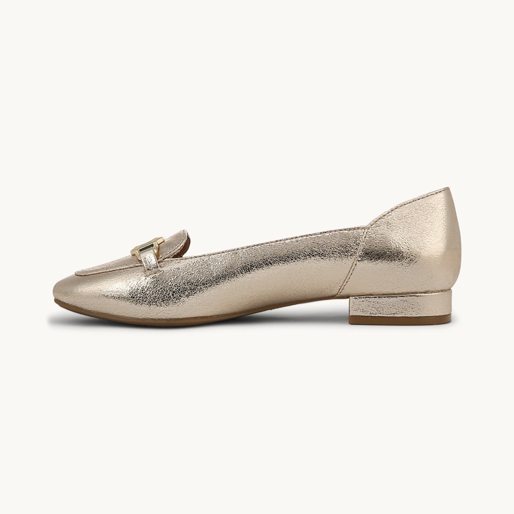 LifeStride Celine Ballet Flat - Platino Gold Faux Leather