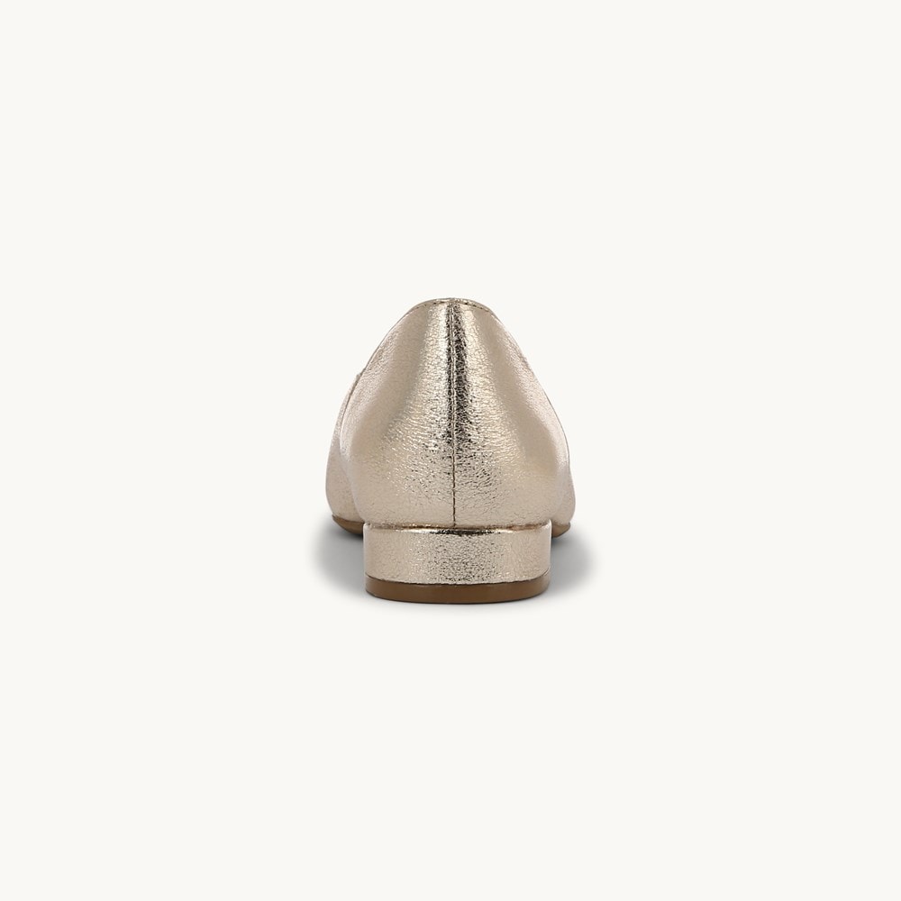 LifeStride Celine Ballet Flat - Platino Gold Faux Leather