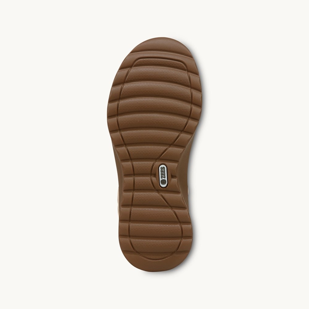 LifeStride Gemma Ankle Bootie - Light Tan Microfiber