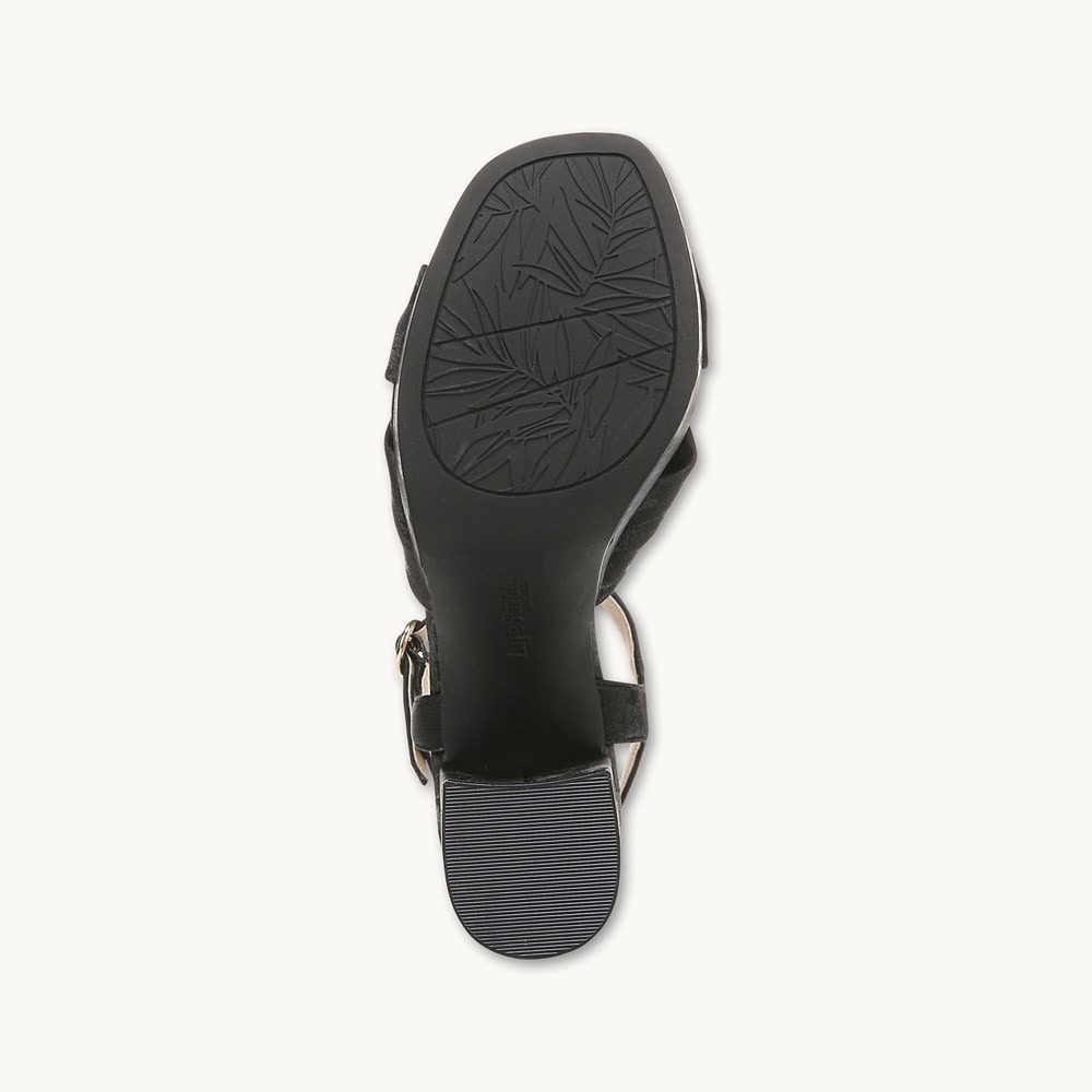 LifeStride August Dress Sandal - Black Faux Leather