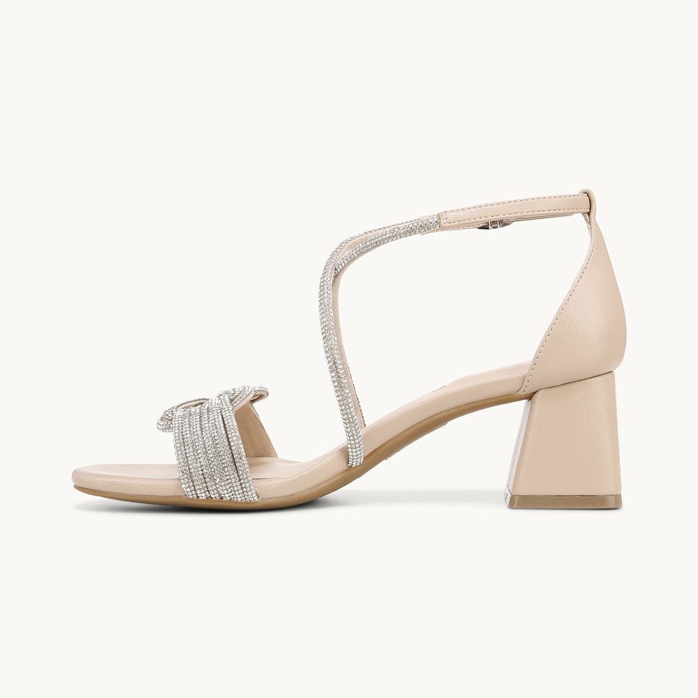 LifeStride Captivate Dress Sandal - Tender Taupe Faux Leather