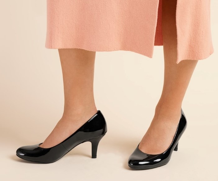 LifeStride Parigi Pump - Black Patent