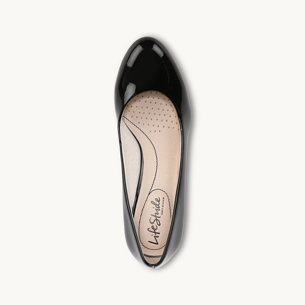 LifeStride Parigi Pump - Black Patent