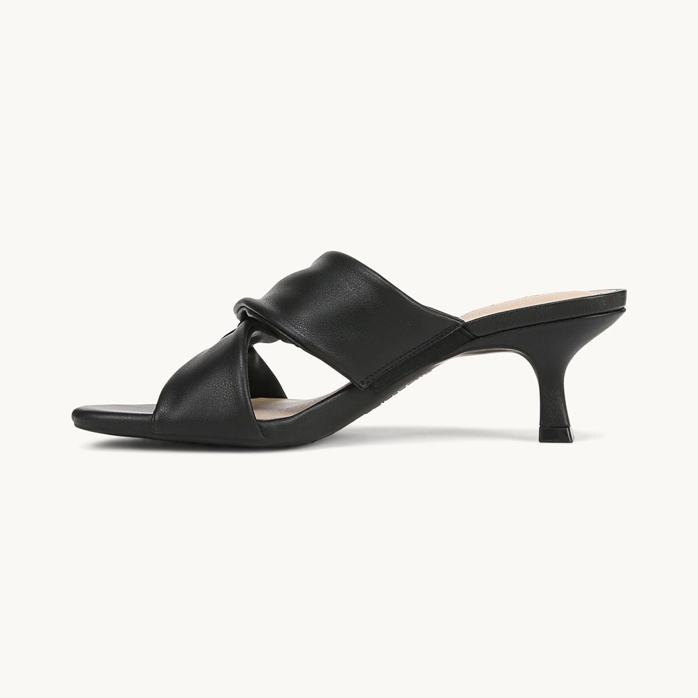 LifeStride Nori Dress Sandal - Black Faux Leather