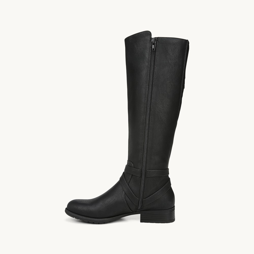 LifeStride XTrovert Wide Calf Riding Boot - Black