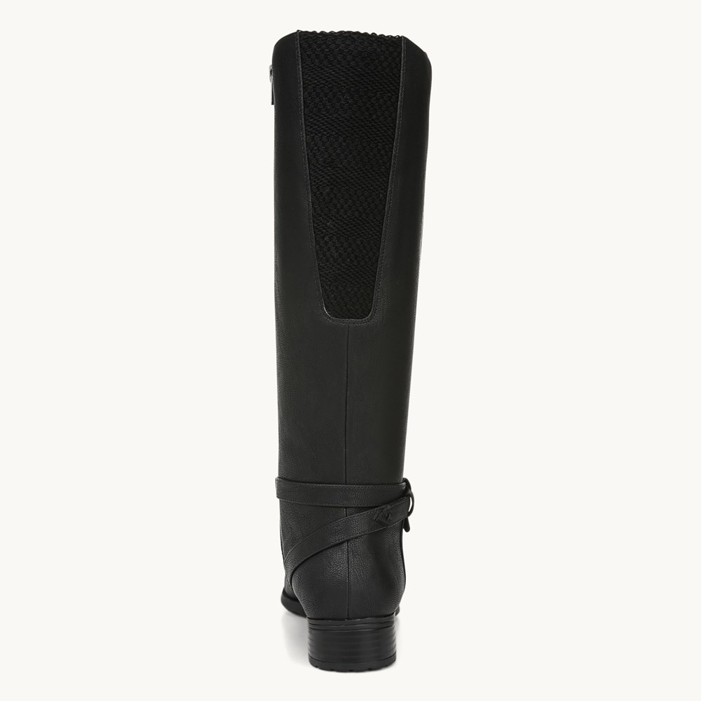 LifeStride XTrovert Wide Calf Riding Boot - Black