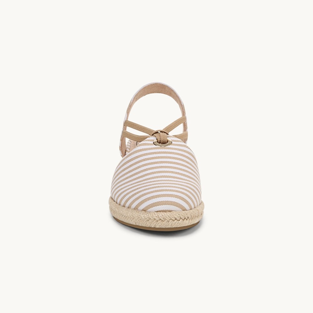 LifeStride Kennedy Espadrille Wedge - Tan Fabric