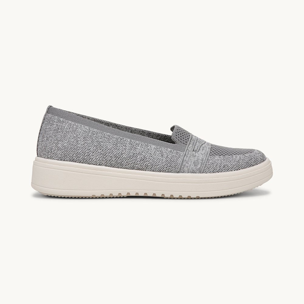 LifeStride Valley Loafer - Graphite Knit Fabric