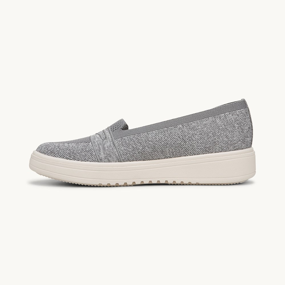 LifeStride Valley Loafer - Graphite Knit Fabric