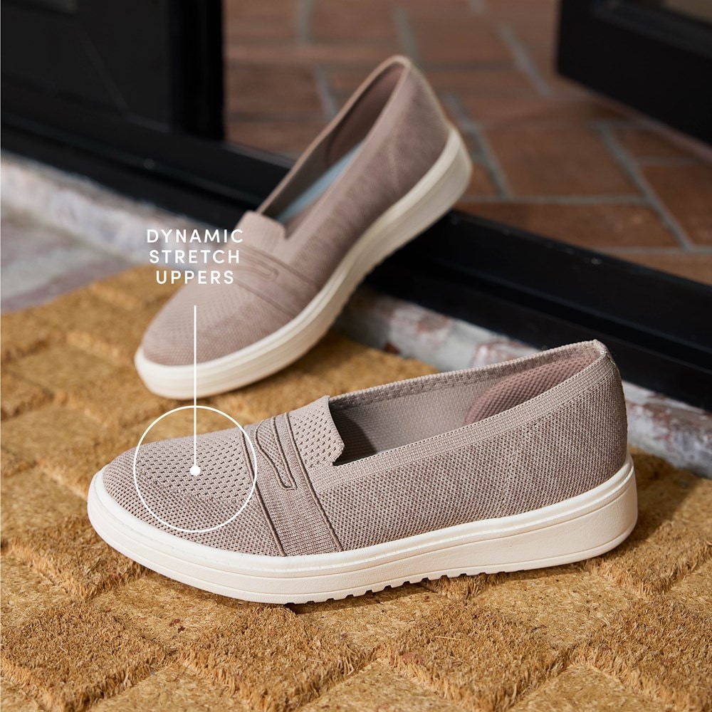 LifeStride Valley Loafer - Graphite Knit Fabric
