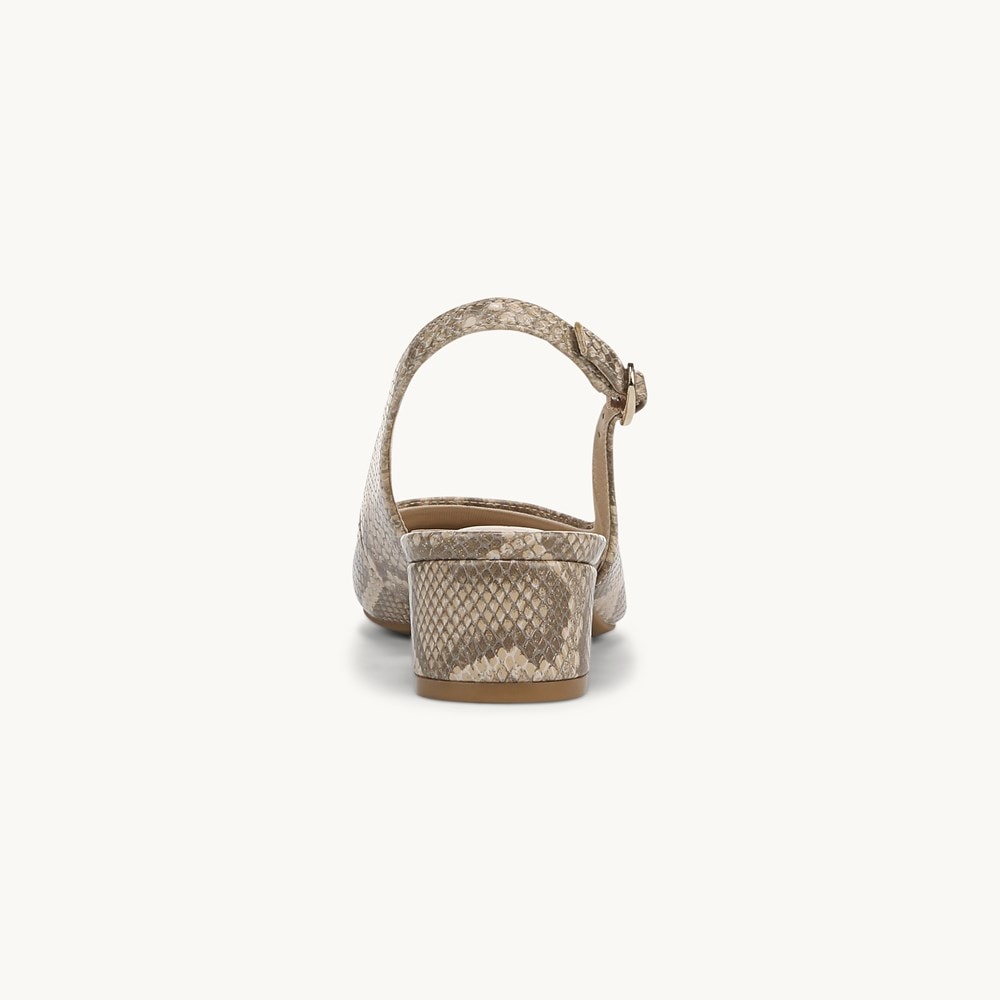 LifeStride Lorena Slingback - Taupe Faux Leather