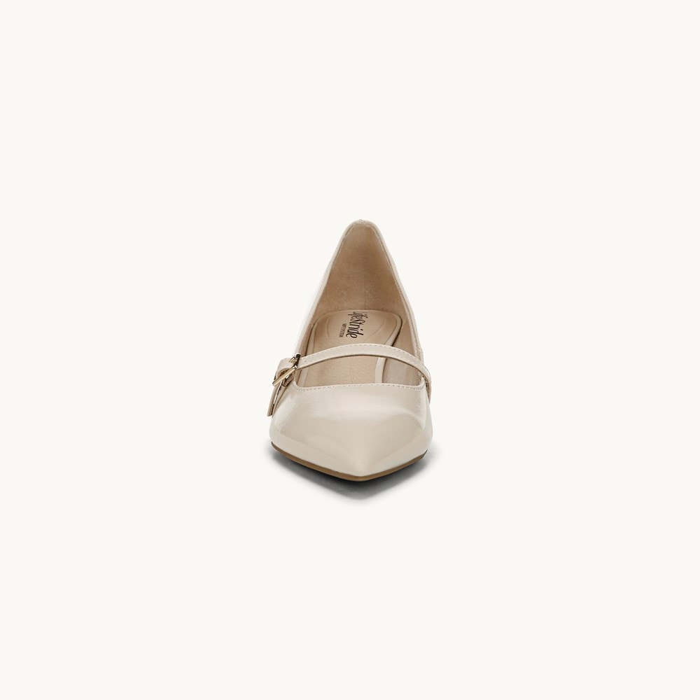 LifeStride Madelyn Mary Jane Pump - Almond Milk Faux Leather