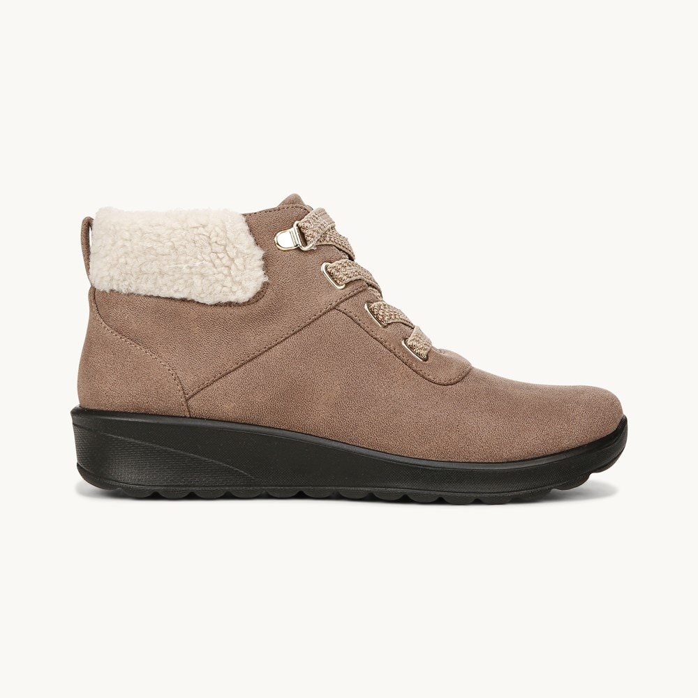 LifeStride Generation Ankle Bootie - Brown Fabric