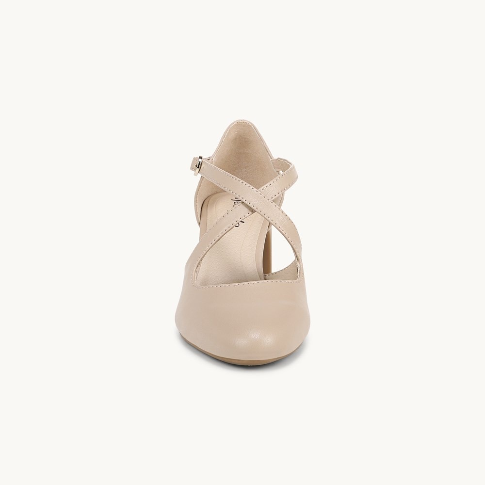 LifeStride Tracy Strappy Pump - Tender Taupe Faux Leather