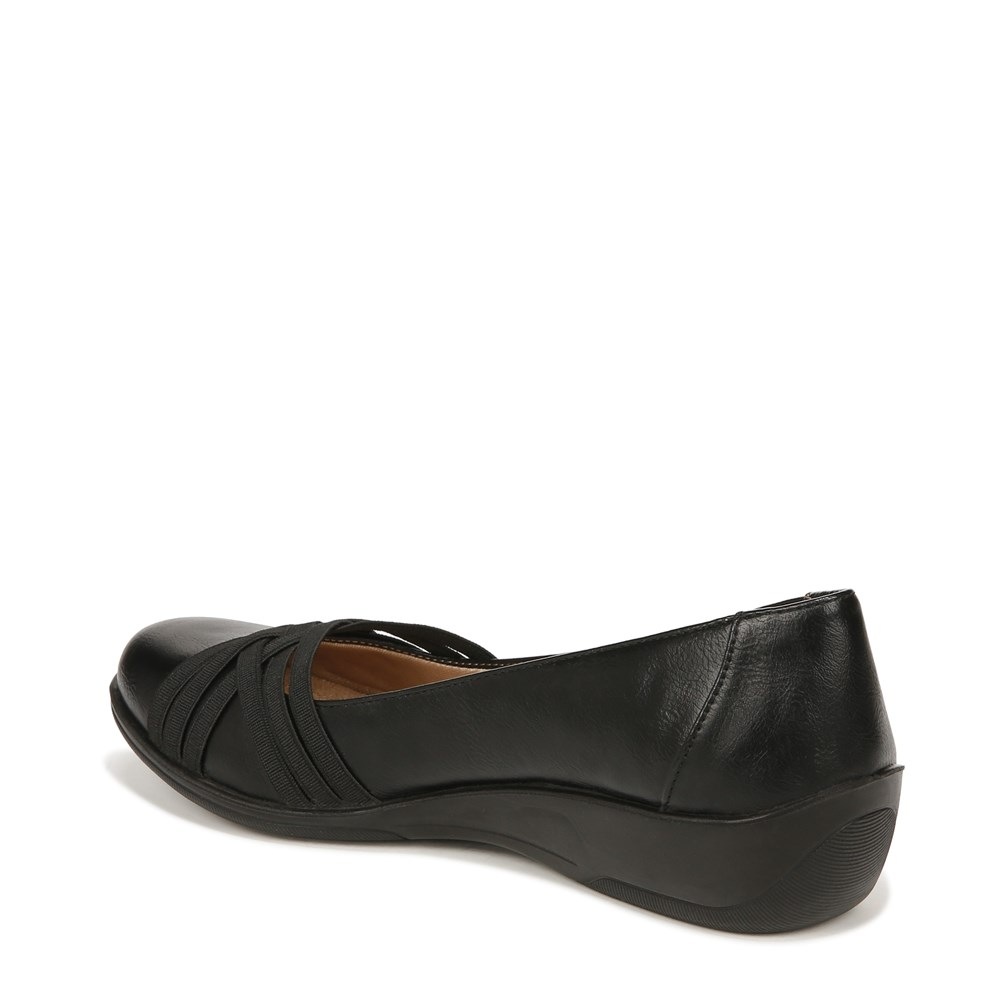 LifeStride Incredible 2 Slip On - Black Faux Leather