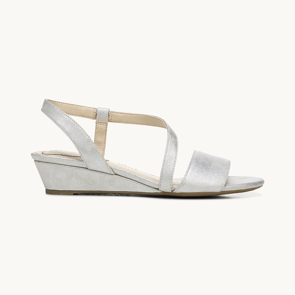 LifeStride Yasmine Wedge Sandal - Silver
