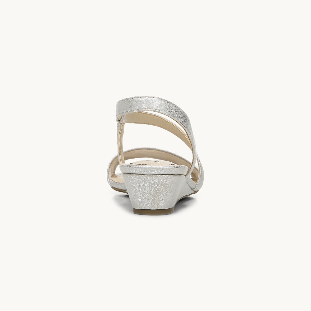 LifeStride Yasmine Wedge Sandal - Silver