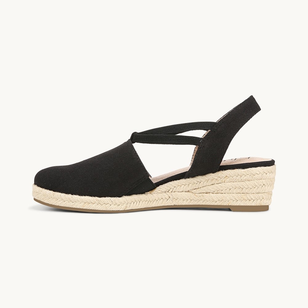 LifeStride Katrina 2 Espradrille Wedge - Black