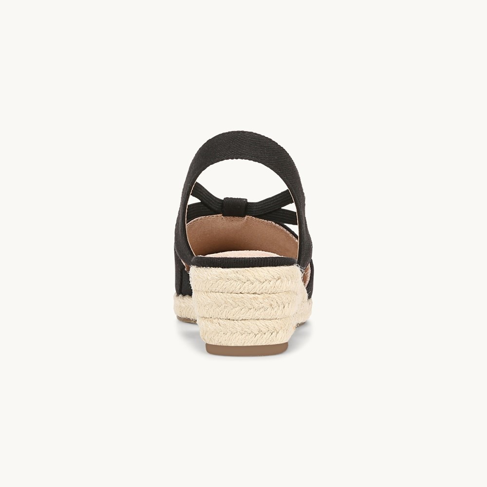 LifeStride Katrina 2 Espradrille Wedge - Black