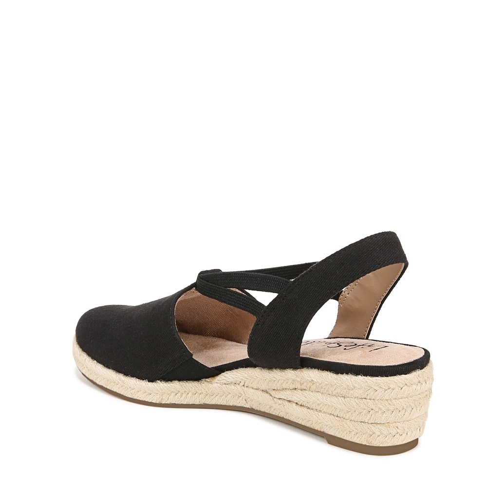 LifeStride Katrina 2 Espradrille Wedge - Black