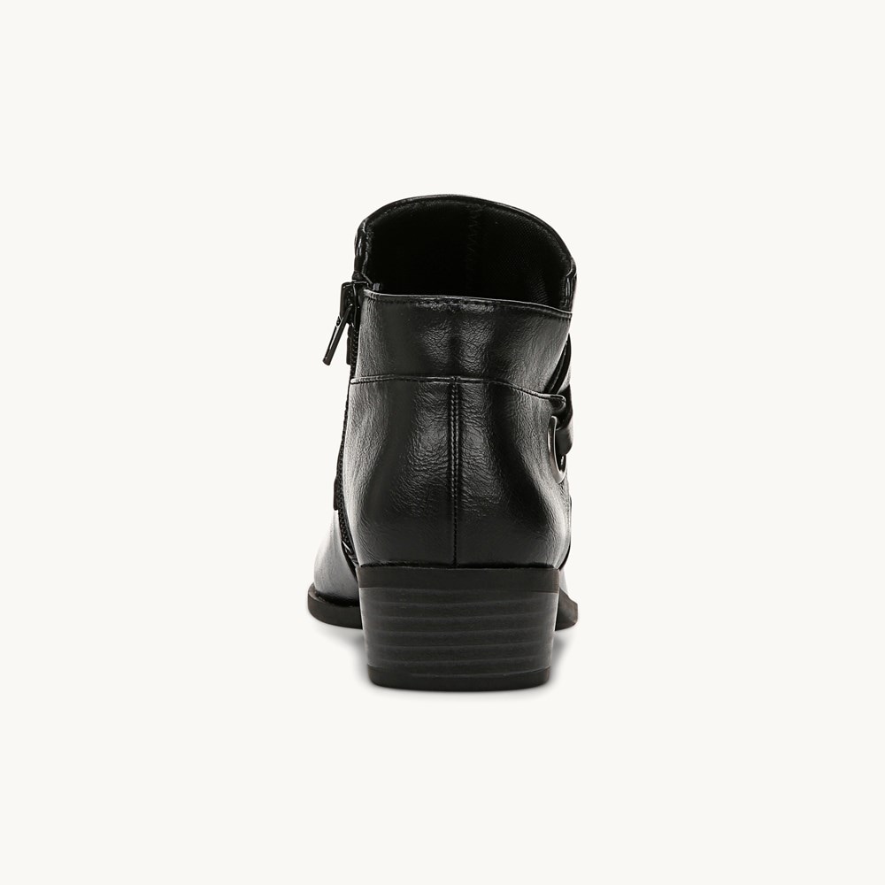 LifeStride Amara Shootie - Black Faux Leather